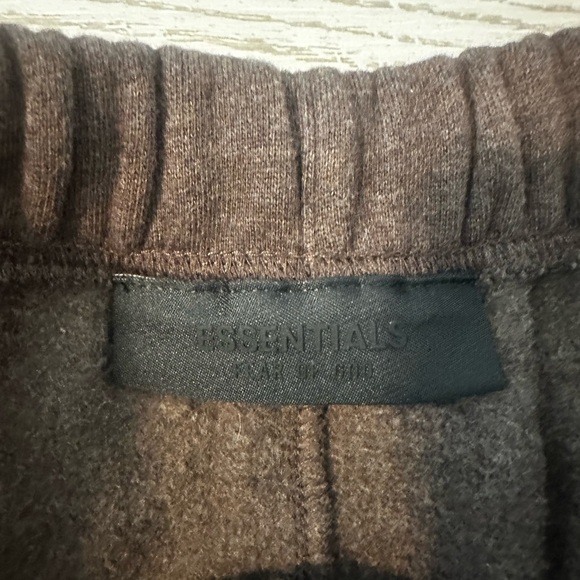 Essentials Dark Brown Shorts size XS - Picture 4 of 5